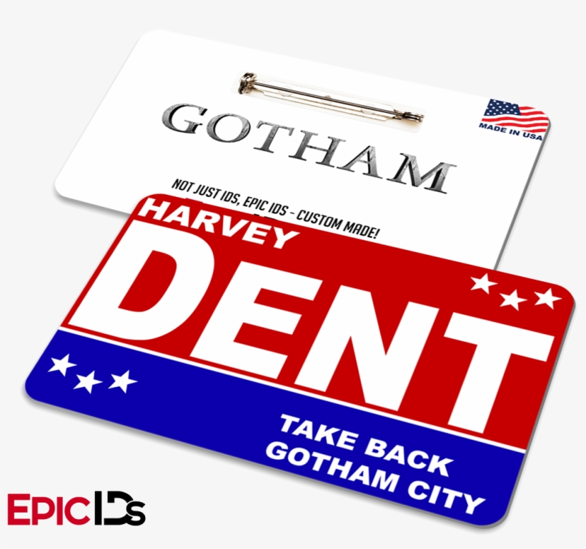 Gotham Inspired "harvey Dent" Campaign Badge Two Faces,, transparent png #7077080