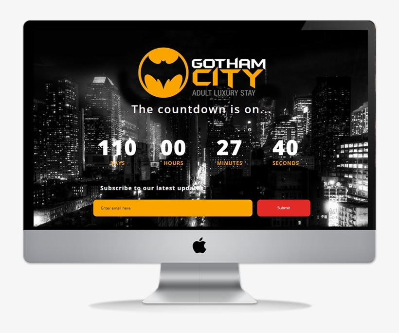 Gotham City, transparent png #7077414