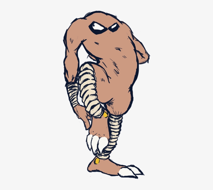 Hitmonlee Stance, transparent png #7077865