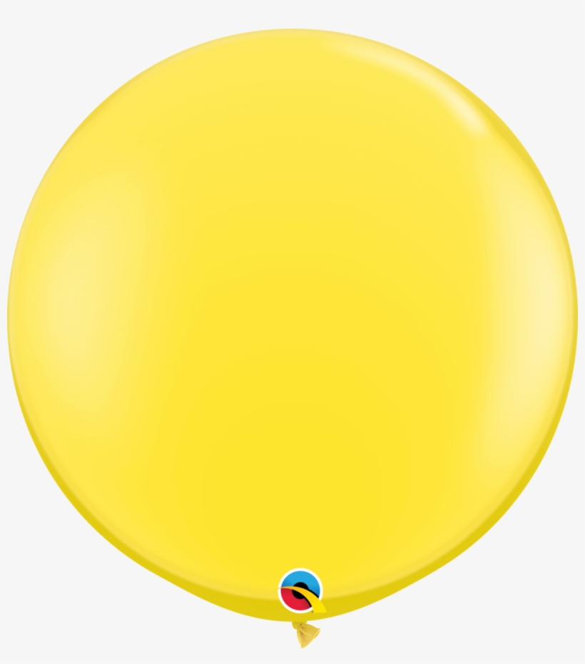 36" Jumbo Yellow Balloon, transparent png #7078416