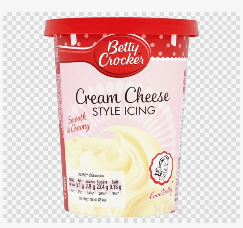 Betty Crocker Buttercream Clipart Frosting & Icing, transparent png #7078971