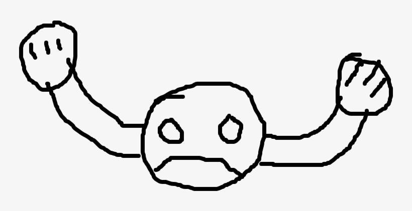 Geodude, transparent png #7080338