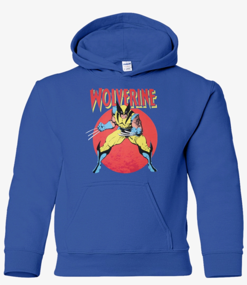 Wolverine Retro Comic Youth Hoodie Sweatshirts, transparent png #7080626