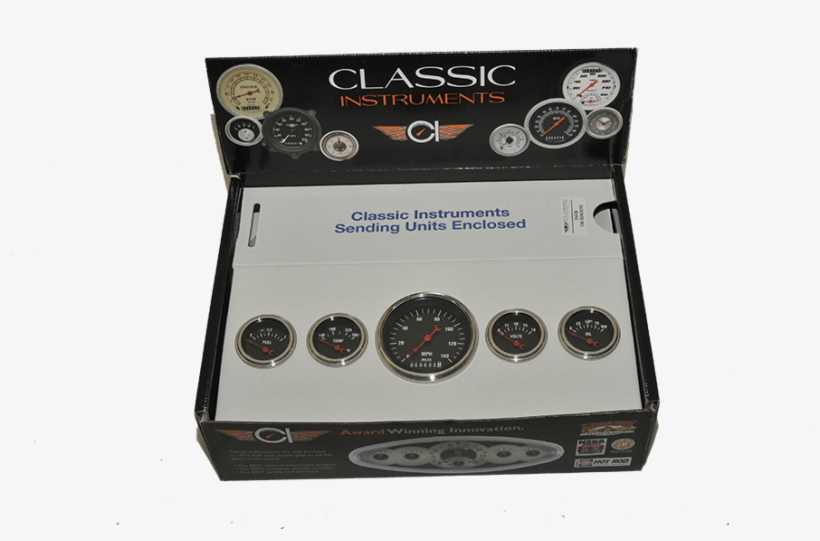 Classic Instruments Hot Rod Series With Red Pointers, transparent png #7080775