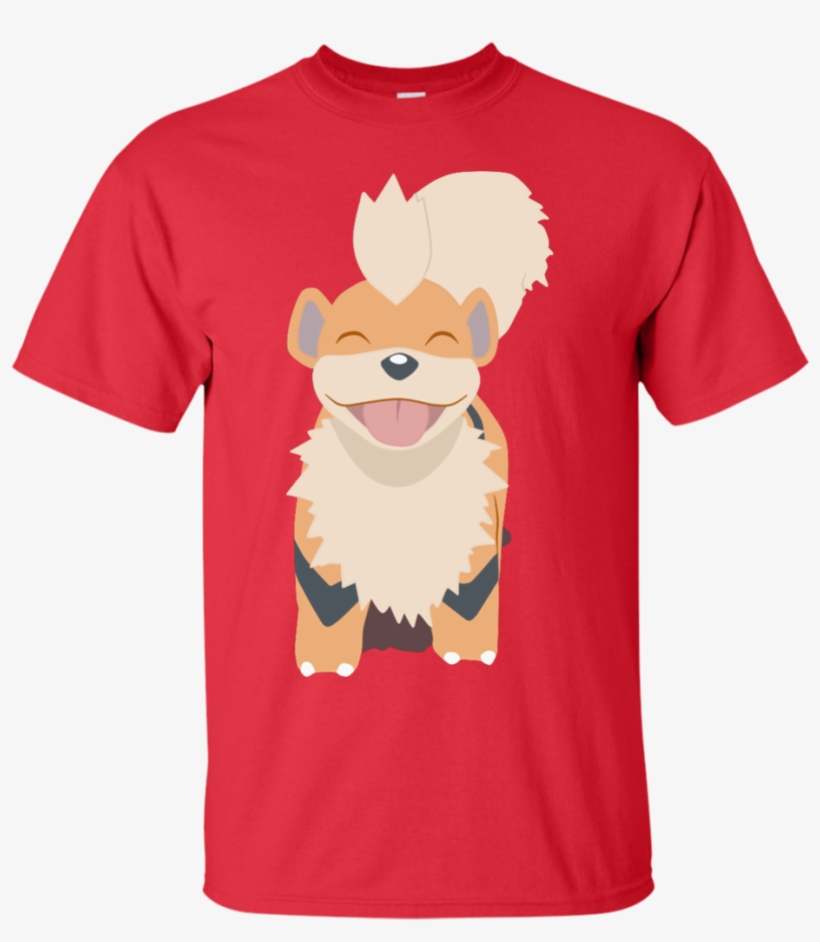 Playful Growlithe T Shirt & Hoodie, transparent png #7082657