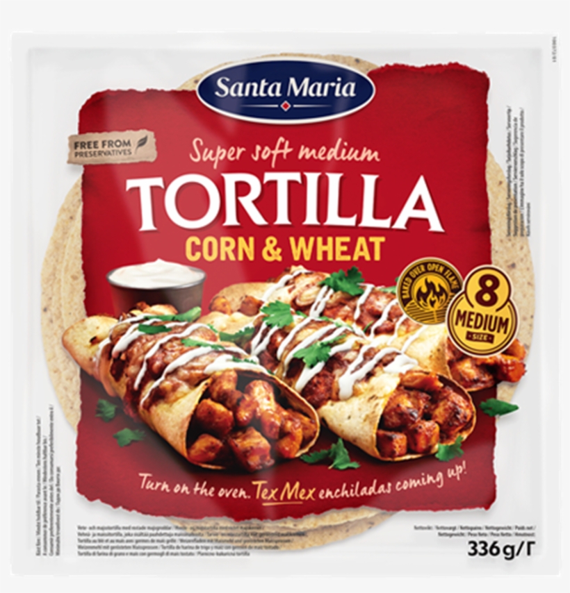 Corn & Wheat Tortilla, transparent png #7083307