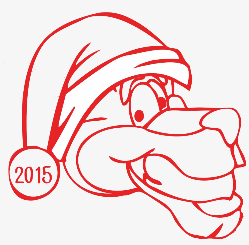 Carolina Panther Santa Hat, transparent png #7083697