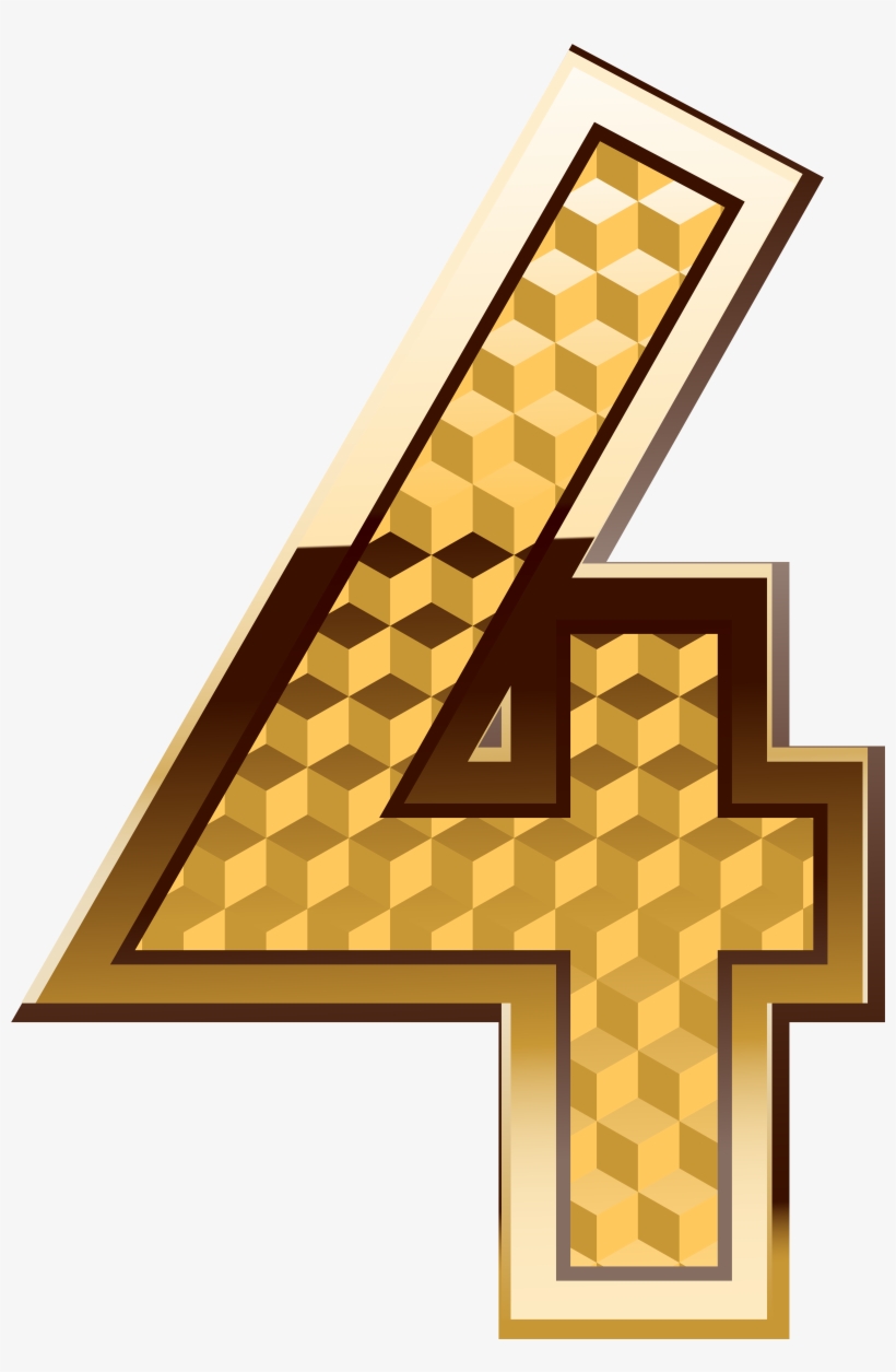 Gold Numbers Png, transparent png #7086066