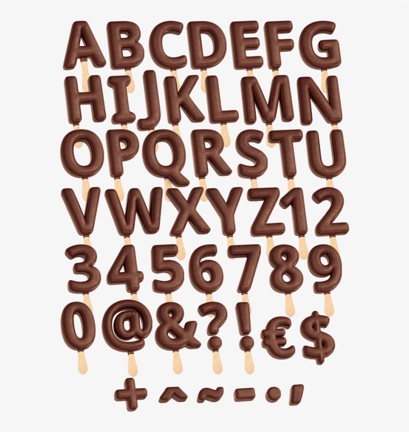 Ice Cream Stick Food Font, transparent png #7086633