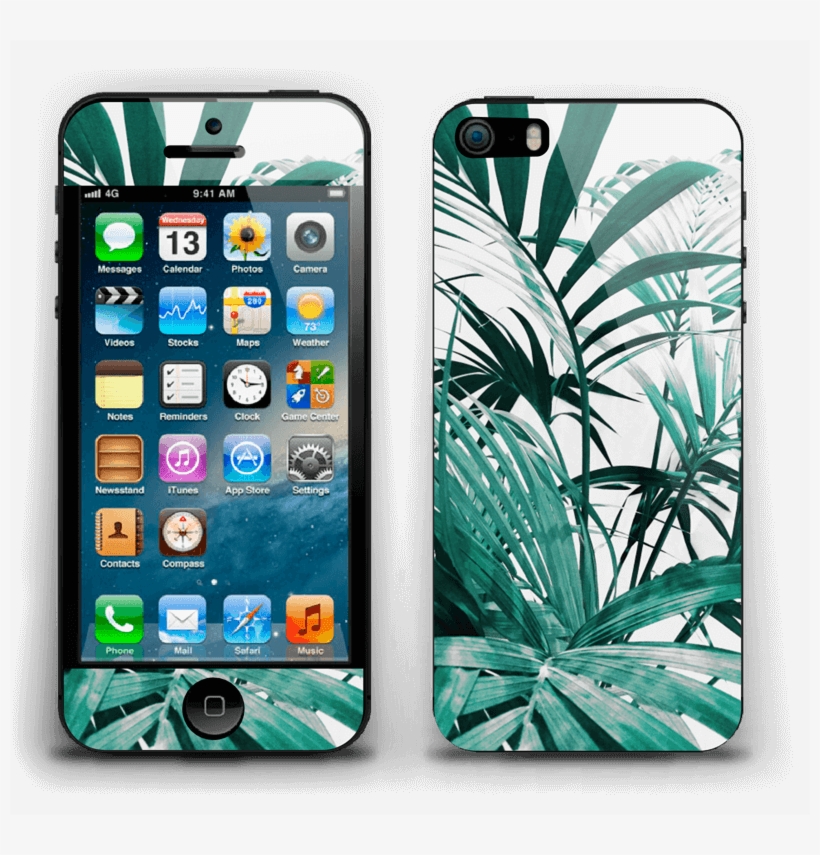 Tropical Feelings Skin Iphone 5s, transparent png #7086775