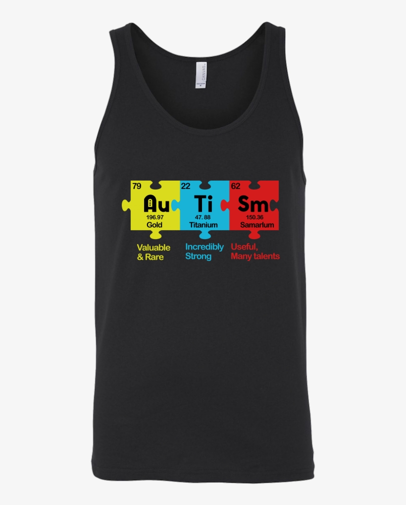 Autism Periodic Table Shirt Autism Shirts Autism Awareness, transparent png #7087978