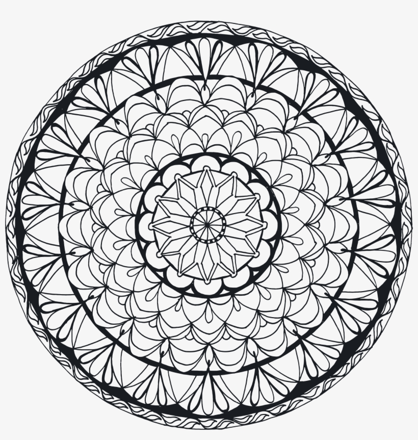 This Free Icons Png Design Of Hand Drawn Mandala 2, transparent png #7088057