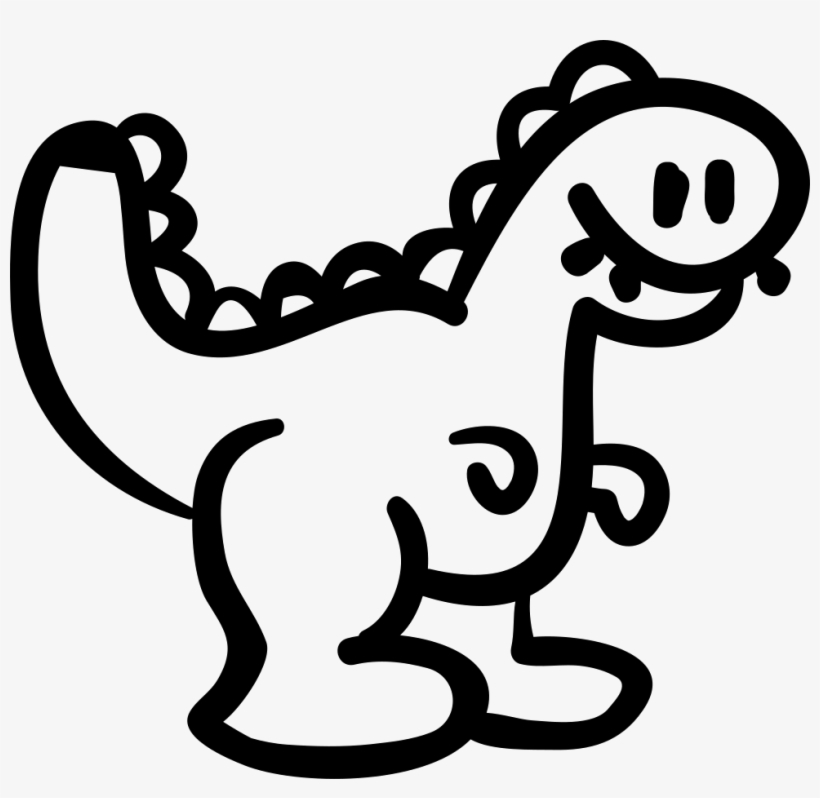 Dinosaur Hand Drawn Toy Animal Comments, transparent png #7088102