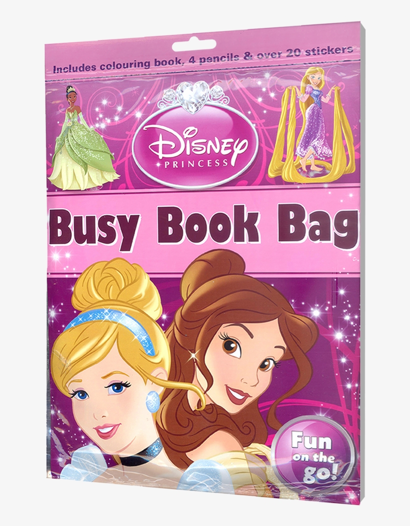 Picture Of Disney Princess Busy Book Bag, transparent png #7089090
