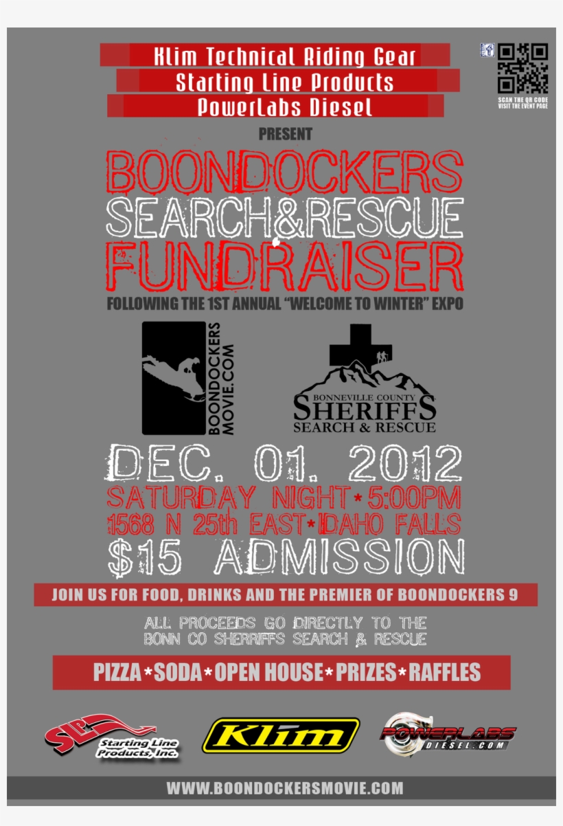 The Boondockers Bcssar Fundraiser Is Saturday Dec 1,, transparent png #7089266