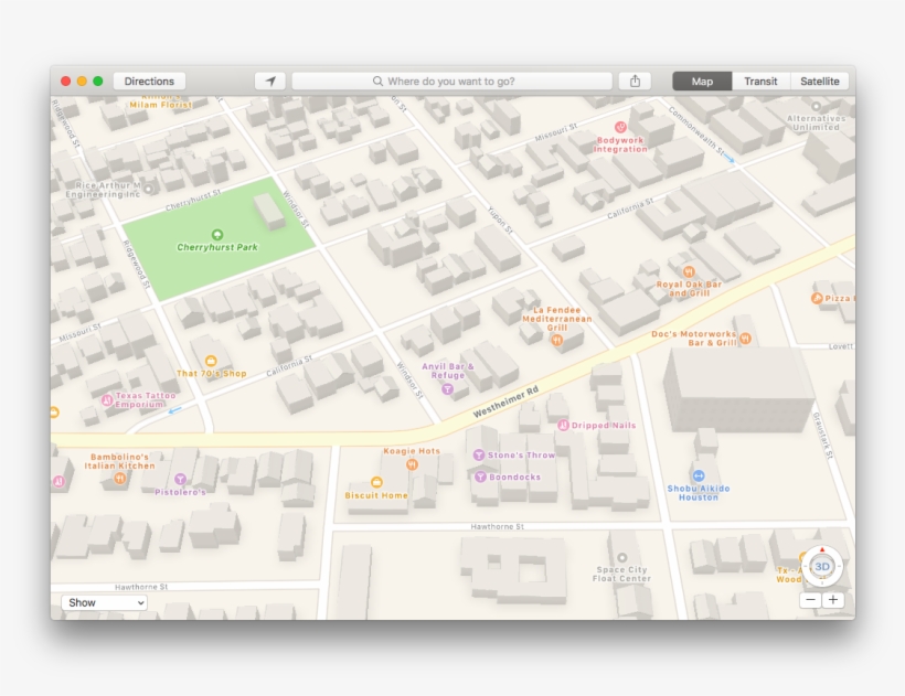Apple Maps' Huge Westheimer Road Mistake Finally Gets, transparent png #7089274