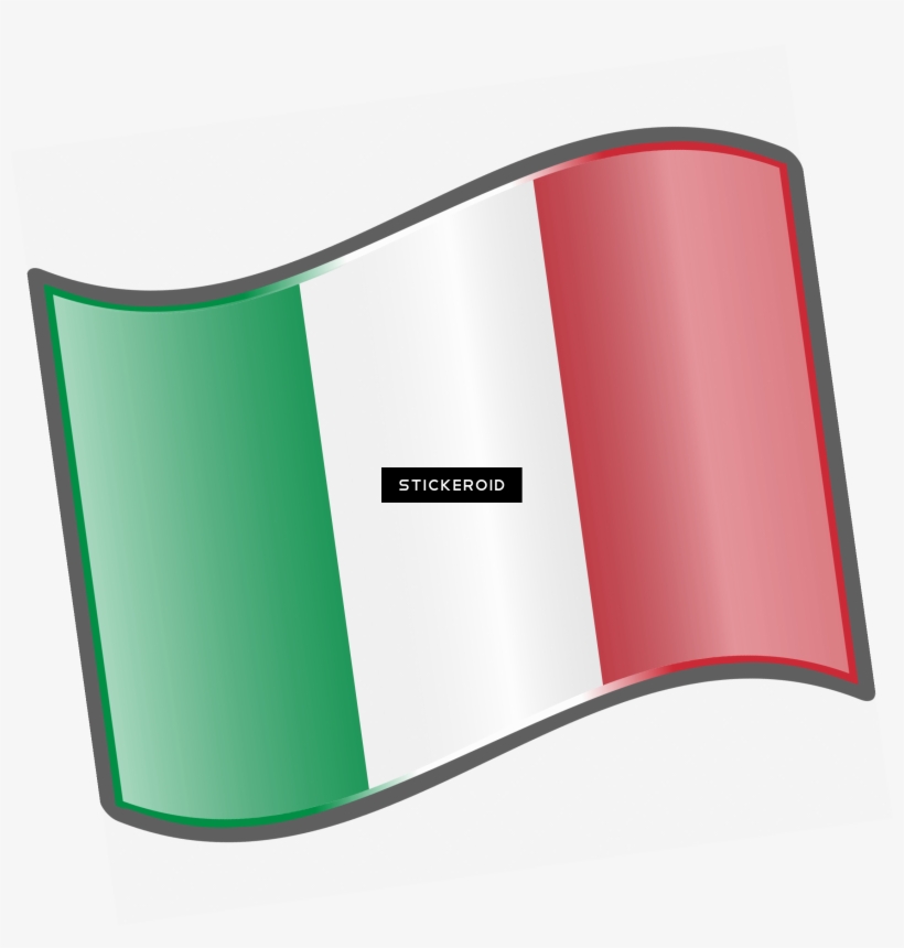 Italian Flag Wave, transparent png #7089314