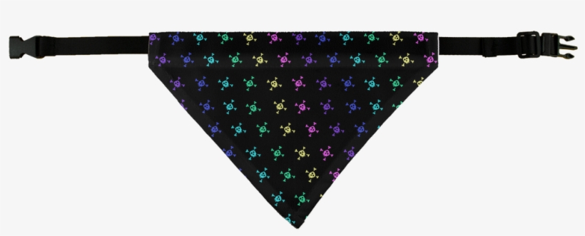 Rainbow Skulls ﻿pet Bandana, transparent png #7089452