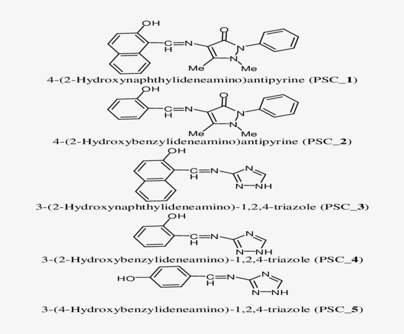 Structural Formulae Of Polydentate Schiff Base Compound, transparent png #7089839