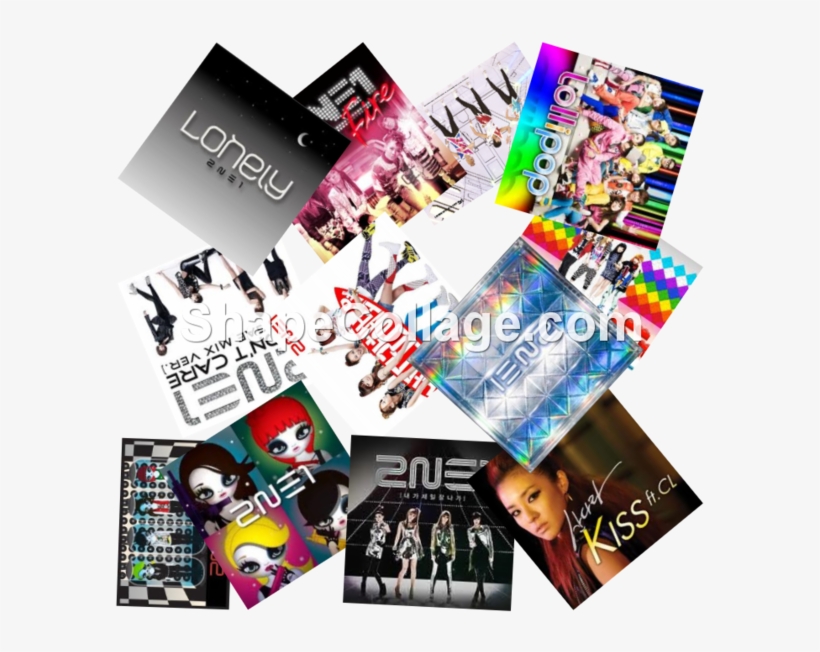 Shape Collage 2ne1 Album, transparent png #7091582