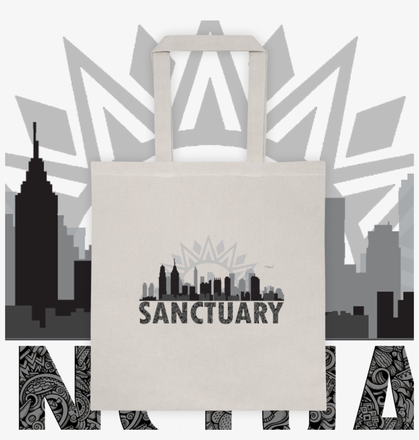 Sanctuary City - Philadelphia - Tote - This Land Is, transparent png #7091833