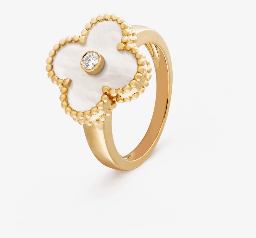 Vintage Alhambra Ring,, transparent png #7092420