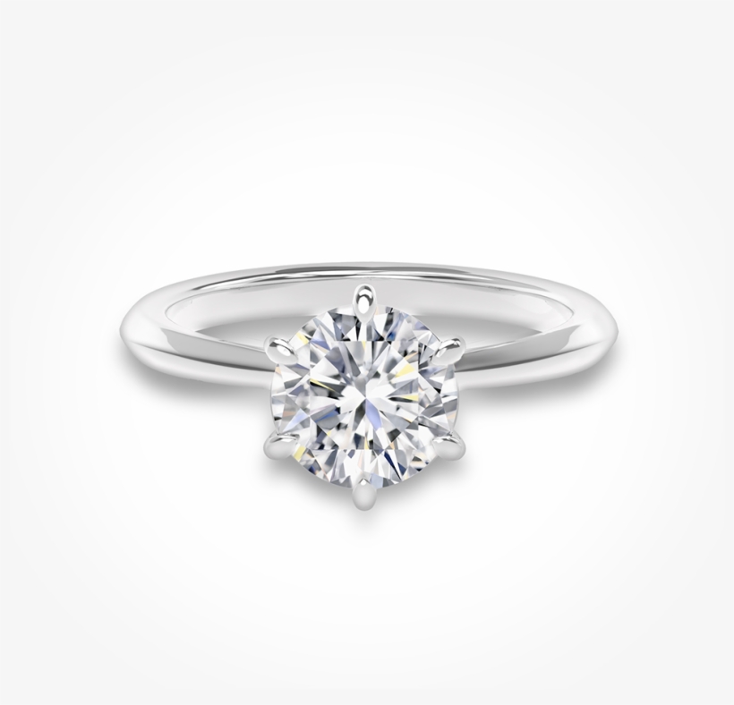 Solitaire Diamond Ring, transparent png #7092556