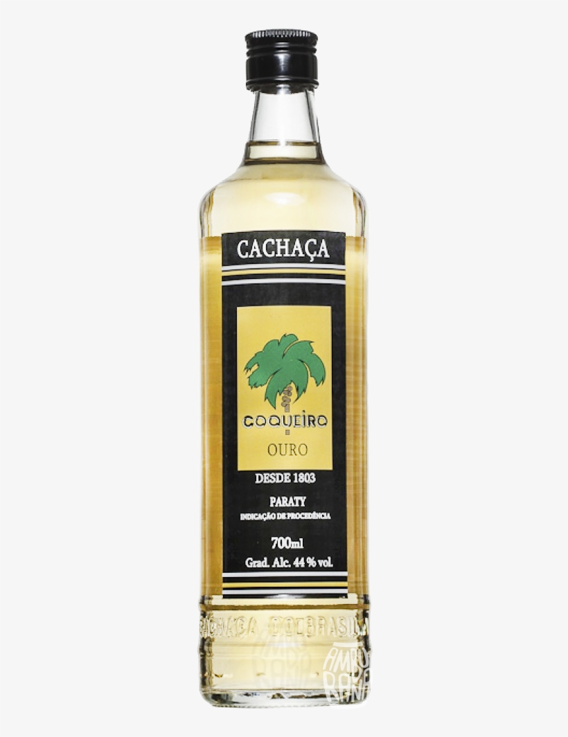 Cachaça Coqueiro Ouro 700ml, transparent png #7095117