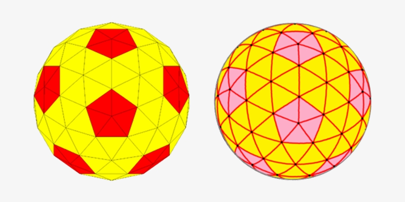 The Polyhedron On The Left Is An Example Of Icosahedral, transparent png #7095985