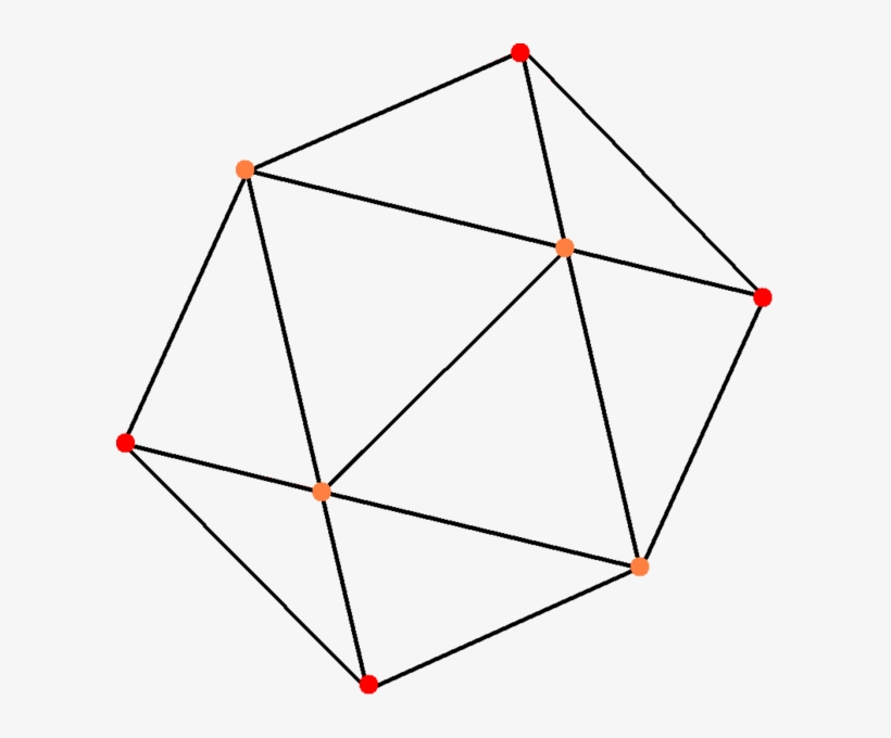 Icosahedron Graph A3, transparent png #7096273