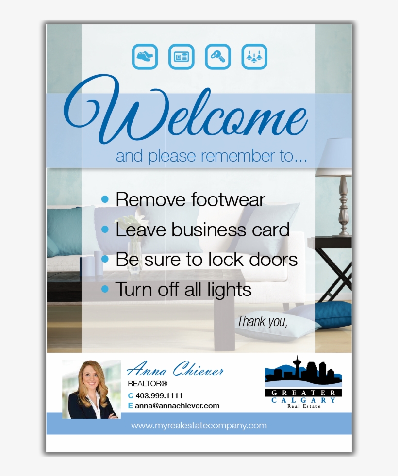 Welcome Signs Design I, transparent png #7096444