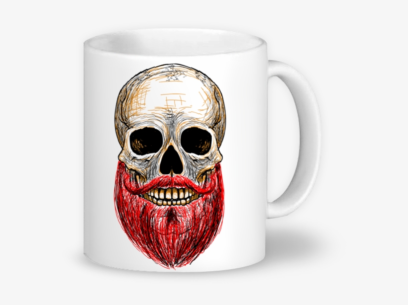 Caneca Caveira Barbada De Weber Bagettina, transparent png #7096501