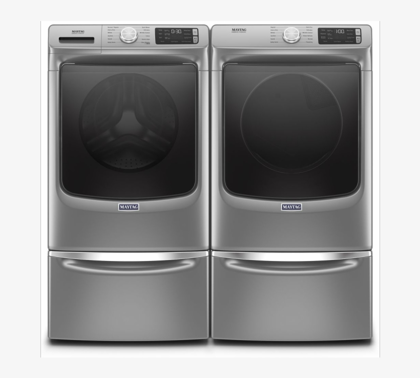 Maytag® 4 - 8 Cu - Ft - Metallic Slate Front Load Washer-mhw6630hc, transparent png #7096896