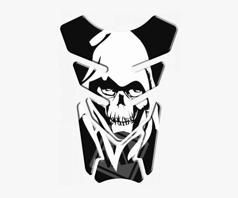 Adesivo Protetor De Tanque Caveira Skull, transparent png #7097291