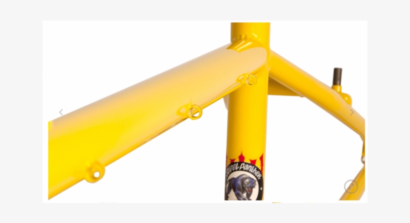 S&m Bikes Steel Panther Race Frame Yellow 22 Bmx 20", transparent png #7098223