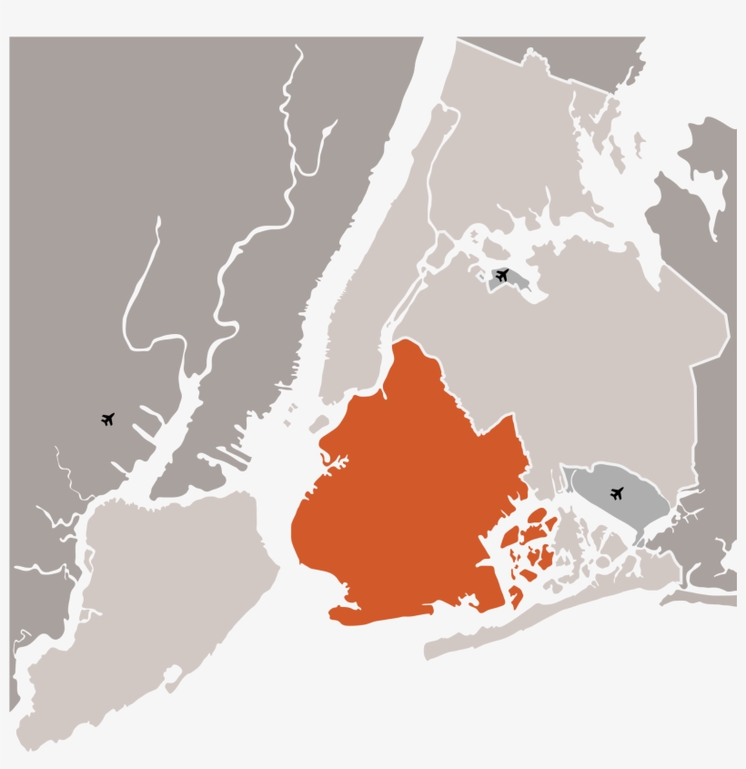 New York City Location Brooklyn - New York Boroughs Vector, transparent png #710085