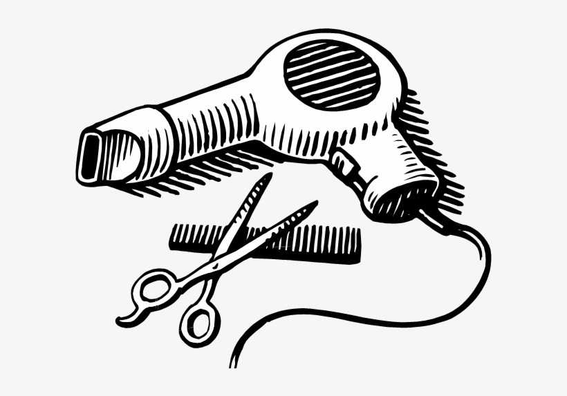 Png Black And White Library Hair Stylist Clipart Introduction To