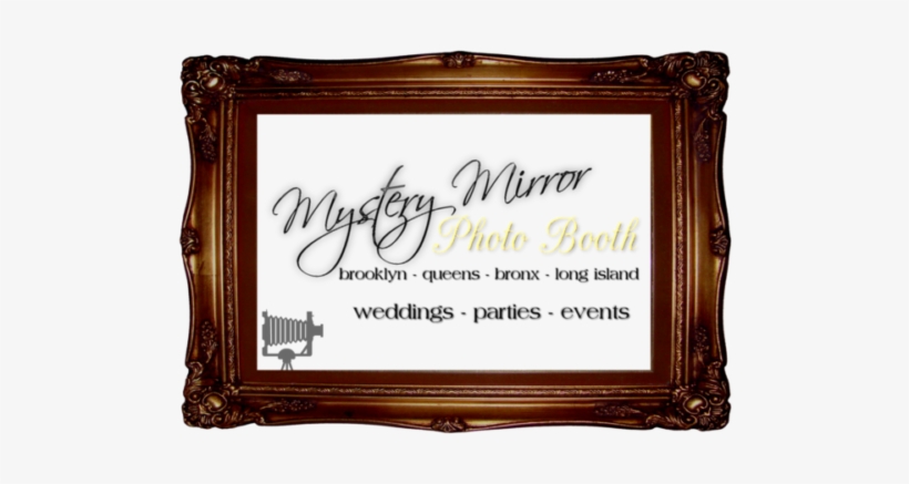 Cropped Mystery Mirror Photo Booth Rental New York - Picture Frame, transparent png #710599