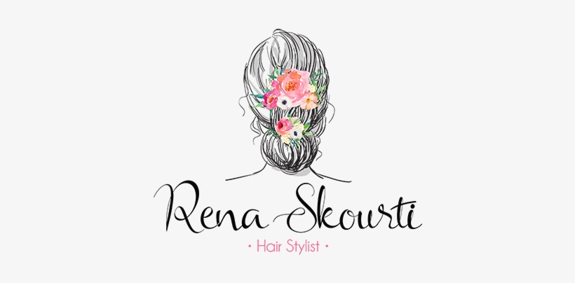 Rena Skourti Hairstylist - Penteado De Noiva Desenhos, transparent png #710623