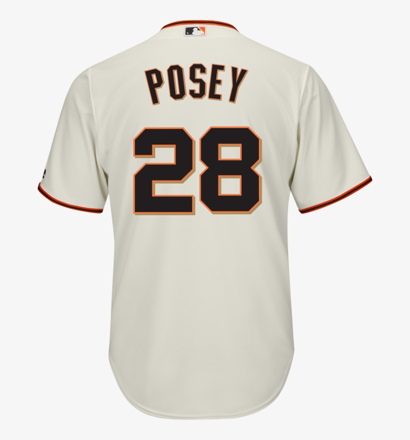 San Francisco Giants Buster Posey White Men's Jersey, transparent png #710653