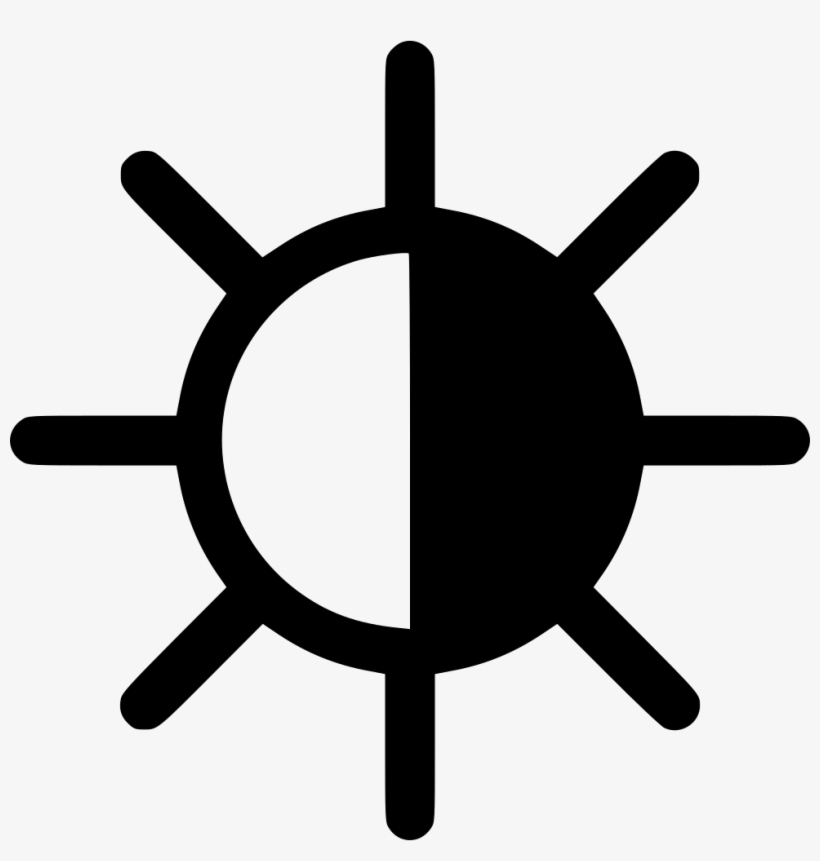 Half Black Sun - Sun God Japan Symbols, transparent png #710710
