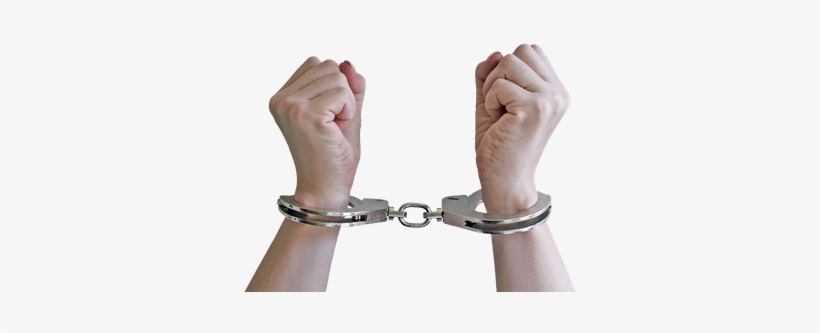 Pair Clipart Two Hand - Transparent Background Handcuffs Png, transparent png #711022