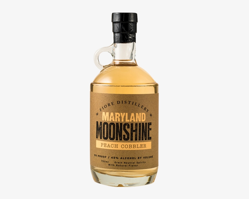 Peach Cobbler Moonshine - Bottle, transparent png #711064