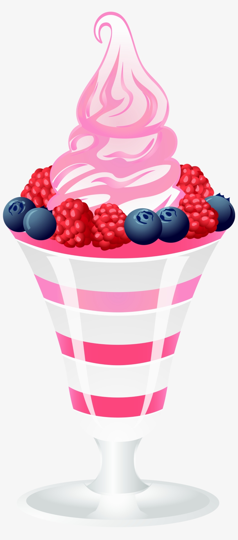 Raspberry Ice Cream Png, transparent png #711094