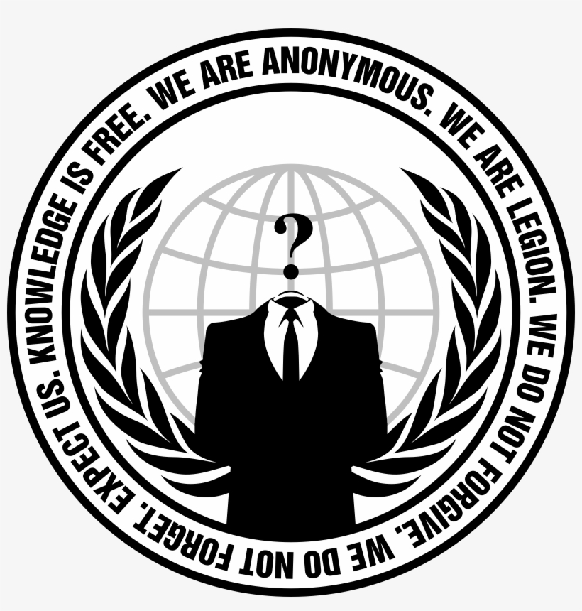 Anonymous Logo With Slogan Svg Animation By Anondesign-d6rav5k - Anonymous Logo Png, transparent png #711095