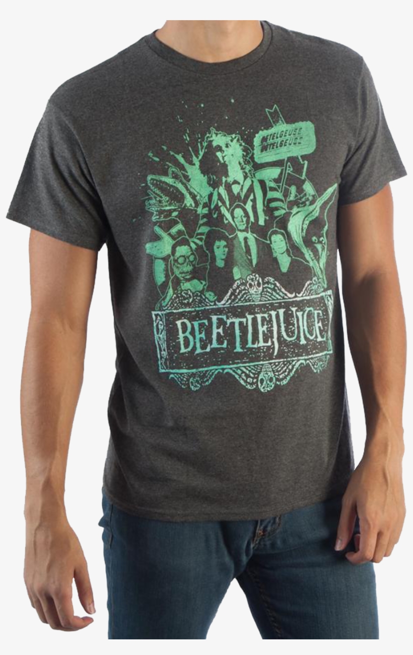 Collage Beetlejuice T-shirt - Beetlejuice, transparent png #711098