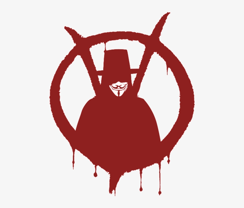 He Is Simple - V For Vendetta Stencil, transparent png #711158