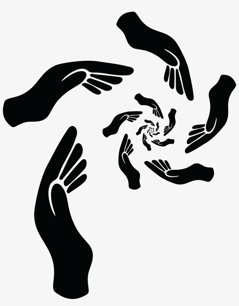 This Free Icons Png Design Of Hands Silhouette Vortex, transparent png #711630