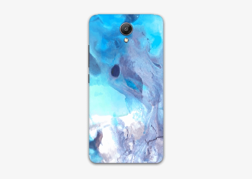 Blue Watercolor Marble Redmi Note 2 Mobile Case - Light Blue Abstract Marble Notebook: Chic Marble Design, transparent png #711981