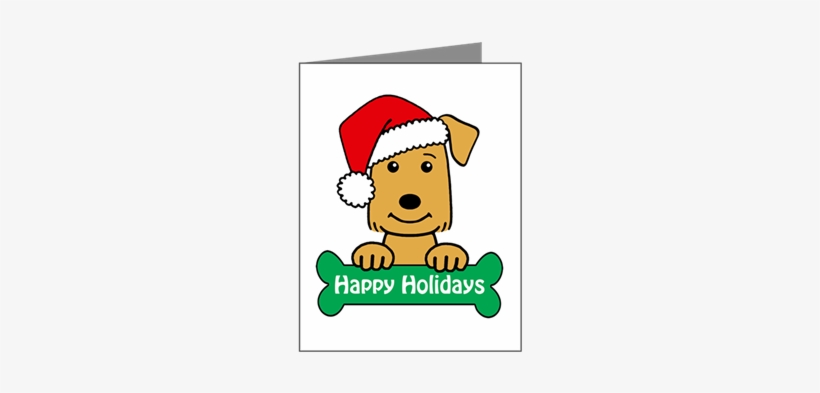 Golden Retriever Santa Note Cards - Yorkie Santa Round Ornament, transparent png #712031